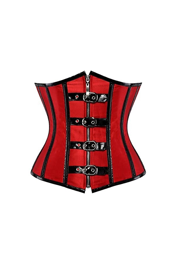 TTCI-RR Bustiers et Corsets Spirale Gothique Spirale Bostbust Burlesque Steampunk Corsets et Bustiers Showgirl Costume Linger