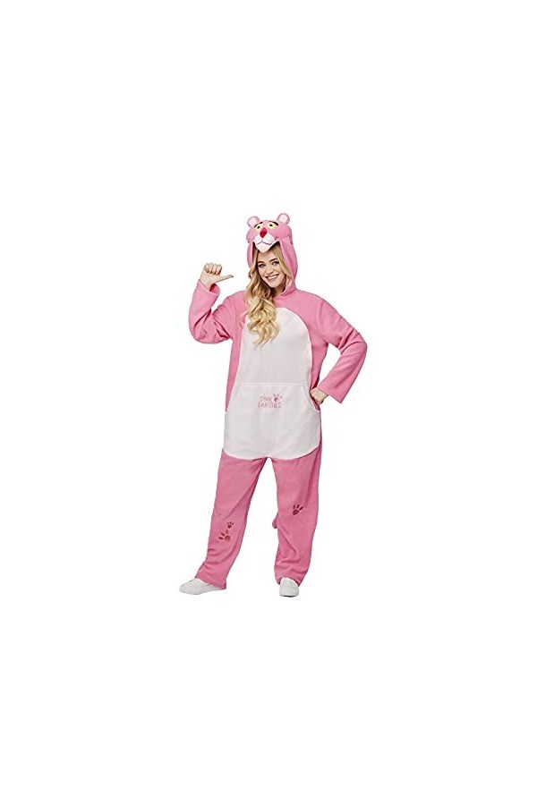 Smiffys Costume de panthère rose sous licence officielle, M – Taille 96,5-101,6 cm