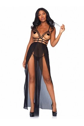 Leg Avenue Cuir Érotique et Robes en Latex pour Femmes