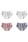 Culottes et Slips Slip Femme Comfort Knickers Lot De 4 Slips Femme Maxi Sous-VêTements En Culotte En Pur Coton Coupe Français
