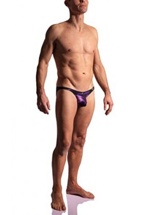 MANSTORE Culotte de tanga pour homme, Gravure, XL