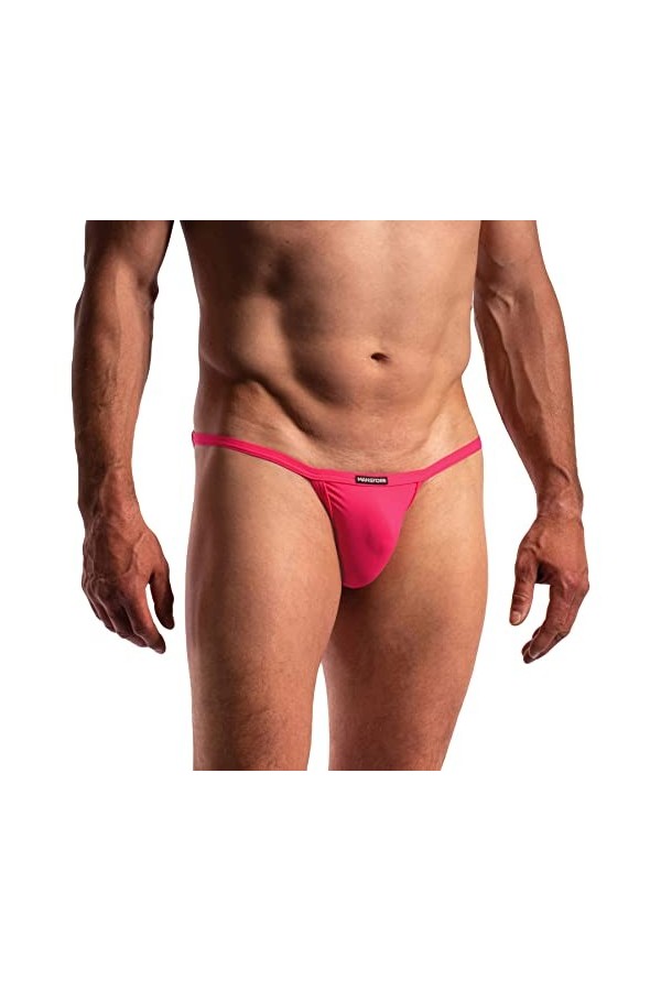 MANSTORE Culotte tanga pour homme, Rose, S