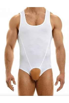 MODUS VIVENDI BODY SINGLET JOCK STRAP GLORY BLANC 01381