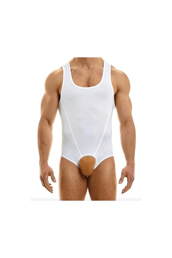 MODUS VIVENDI BODY SINGLET JOCK STRAP GLORY BLANC 01381