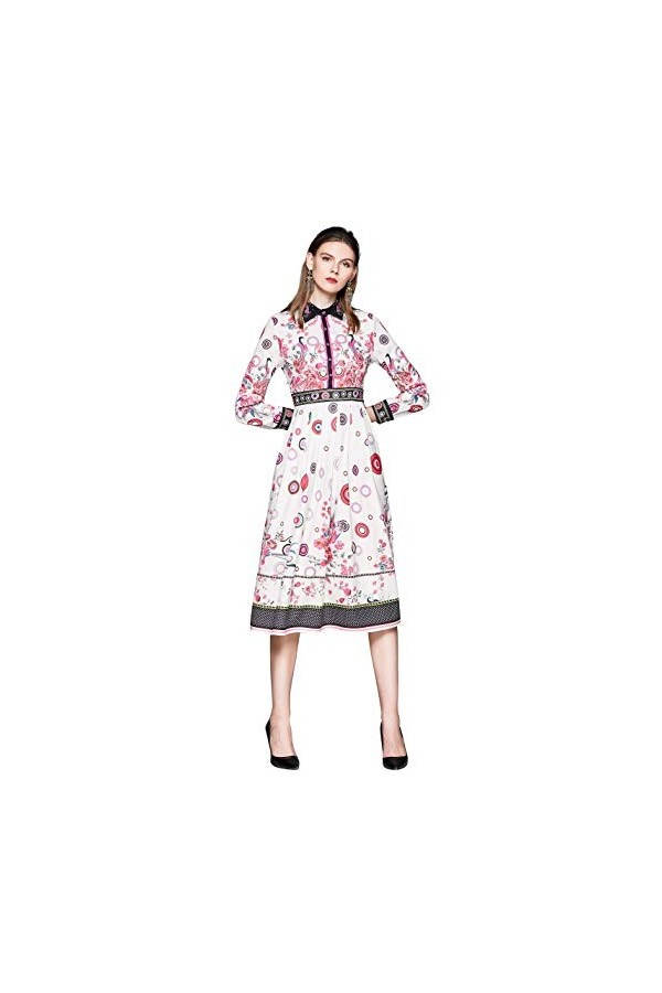 Mini robe moulante vintage chinoise à manches courtes et fente latérale pour femme, Impression 21502, 40