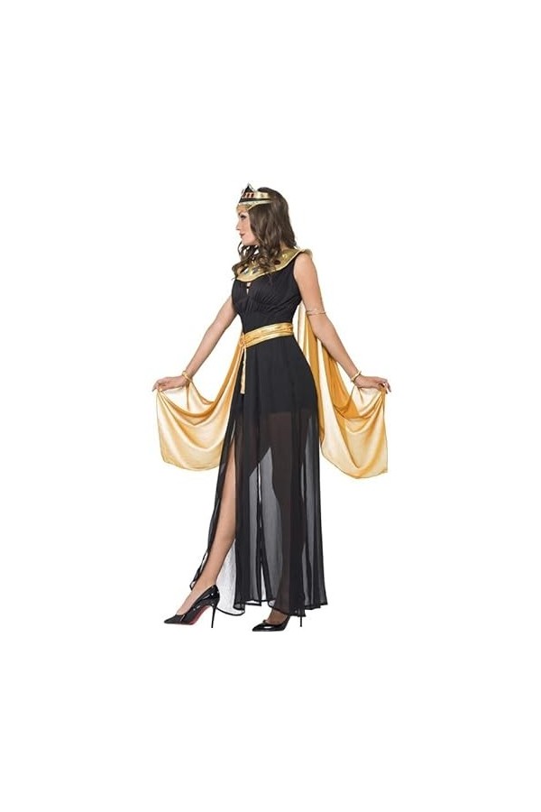 KAMVI 3 Pcs Sexy Costume Égyptien Dames Toga Robe Déesse Grecque Déguisements Costume Tenues Or Color : A, Size : M 