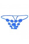 Legou Femme String Tanga de Creux Sexy Thong Bleu Trésor Taille Unique