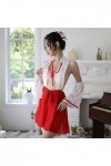 Ensembles de Lingerie Body Sexy Witch Uniforme pour Femme Lingerie Trois Points Passion Rouge Taille Unique 