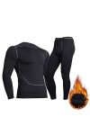 DDSP Hiver Hommes sous-vêtements Thermiques Maintien Au Chaud Long Fitness Legging Camisoles Serrés Color : 14, Size : L 