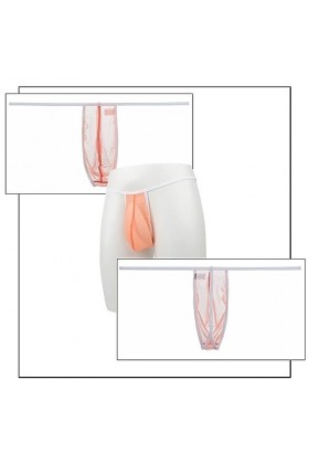 BIATWOWR String sexy pour homme - Taille basse - Extensible - Taille basse - Taille M L XL 2XL 3XL, 2 x Multi 01, L