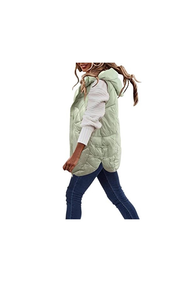 Sexy Ouvert Grande Taille Veste en Coton de Longueur Moyenne à Capuche pour Femmes Dessous Sexy Coquine Grande Taille