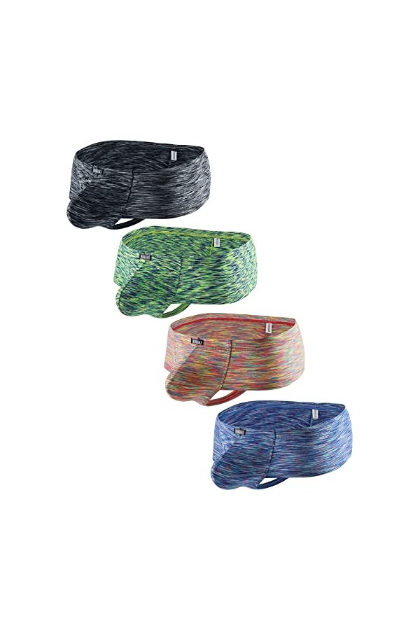 iKingsky Sous-vêtements string sexy coquine boxer taille basse pour homme, Lot de 6, XXL