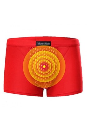 SXLLZSLC Hommes Caleçons Thérapie Magnétique Respirant Culotte Élastique Modal Doux sous-vêtements Dagrandissement 3-Packs, 