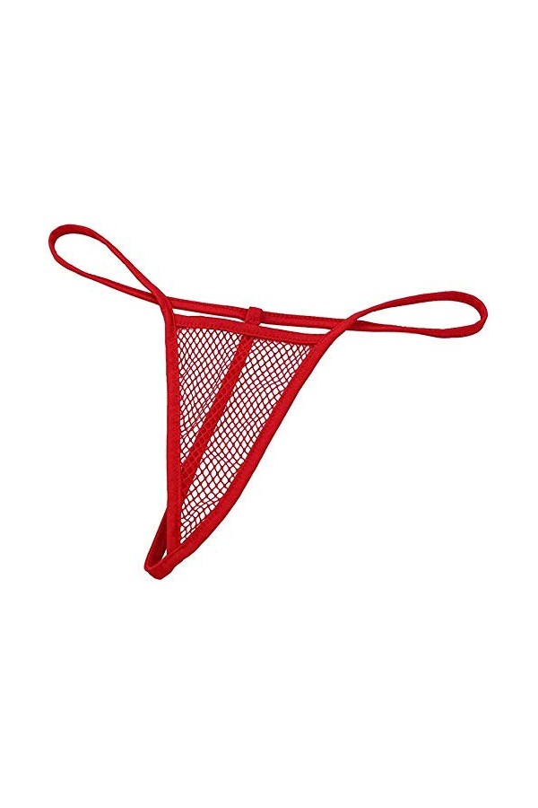 adqw Body Lingerie Sexy Femme Teddy Nightwear Robe Corset-Red_One_Size