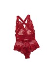 Rtyoo Vêtements Techniques et spéciaux Lingerie Sexy Lingerie Transparente Costume Sexy Femme Jupon érotique érotique-Red_L