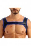 Mengsiy Sangle de Largeur dépaule en néoprène for Hommes Cordon de Serrage Protecteur Musculaire Cosplay Fantaisie Club Cost