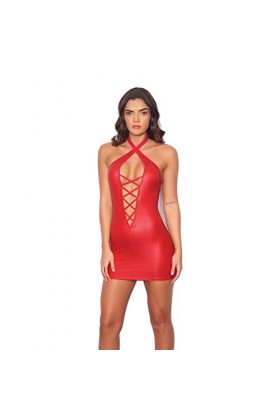 Ann Summers Shania Mini Robe Sexy Rouge, Rouge, Taille XS
