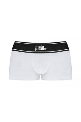 Male Power 153-275 Modal Rib Pouch Short, Blanc, L