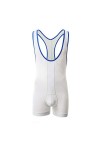 Senmiao-Vêtements Hommes Tenues Leotard Lutte Singlet Pouch Bodies Shorts Salopette Costumes Sports sous-vêtements Gym Nuit M
