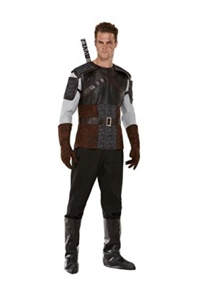 Smiffys Costume de chasseur sauvage, Homme, 70024XL, marron, XL-Size 46"-48"