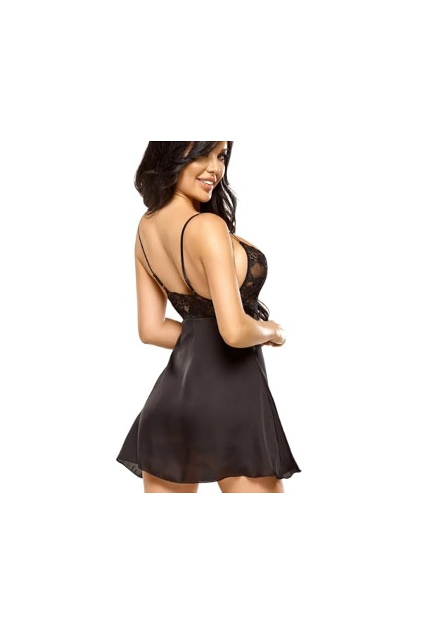 Beauty Night - Leslie Babydoll - Noir Couleur - Noir, Tailles - L/XL