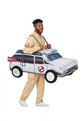 Smiffys 52567 Costume de voiture Ghostbusters sous licence officielle pour homme, argent, taille unique
