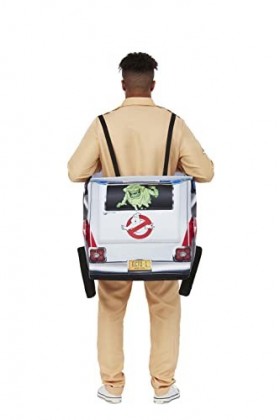 Smiffys 52567 Costume de voiture Ghostbusters sous licence officielle pour homme, argent, taille unique