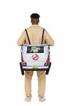 Smiffys 52567 Costume de voiture Ghostbusters sous licence officielle pour homme, argent, taille unique