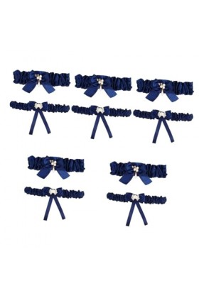 Abaodam 10 Pièces Anneau De Jambe Jarretière De Mariage Sur Mesure Mariée Cuisse Jarretière Noeud De Jarretière De Mariage Ja