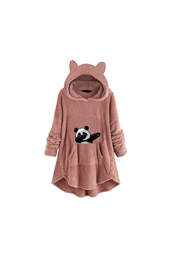 Zilosconcy Sweat à capuche femme avec fermeture éclair pour femme - Pull à manches longues - Pour le printemps - T-shirt à ma