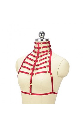 HHRHLKNH Lingerie Sexy Sexy Sexy Feminine Sédufeule de la rosée Creuse Rouge-Rouge_Code