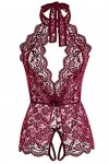 Rtyoo Chemises De Nuit Femme Couple De Lingerie Combinaison Sexy De Tentation De Lingerie@Red_S