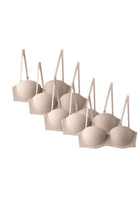 Soutien-Gorge pour Femmes Soutien-Gorge Confortable à Anneau dacier Souple Soutien-Gorge Push-Up Sexy à Armatures Confort à 