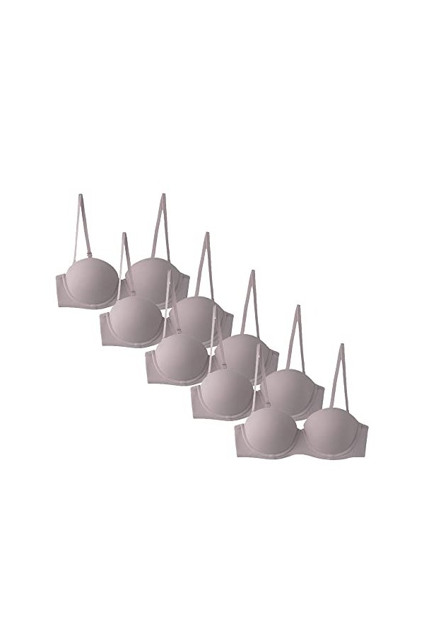 Soutien-Gorge pour Femmes Soutien-Gorge Confortable à Anneau dacier Souple Soutien-Gorge Push-Up Sexy à Armatures Confort à 