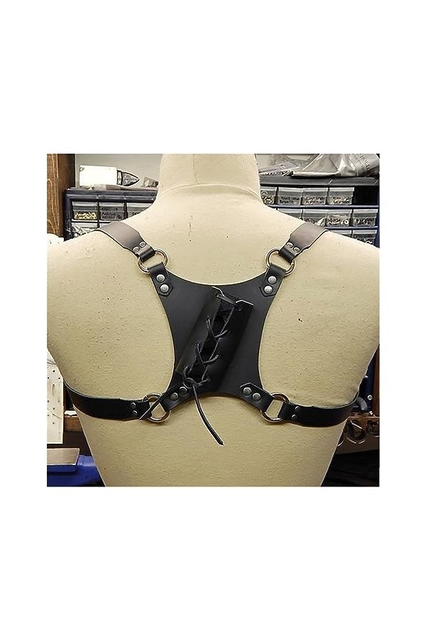 RIVINE Adulte Vintage Cosplay Costume Cuir Dos Fourreau for Porte-épée LARP médiéval Guerre Chevalier Jeu de rôle Accessoire 