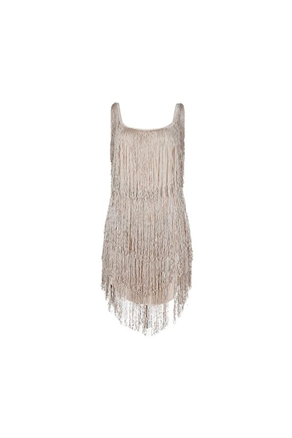 LeeCAE Robe longue sans dos à paillettes pour femme, sexy, sans manches, vintage, sexy, sans dos, pour discothèque maritime, 