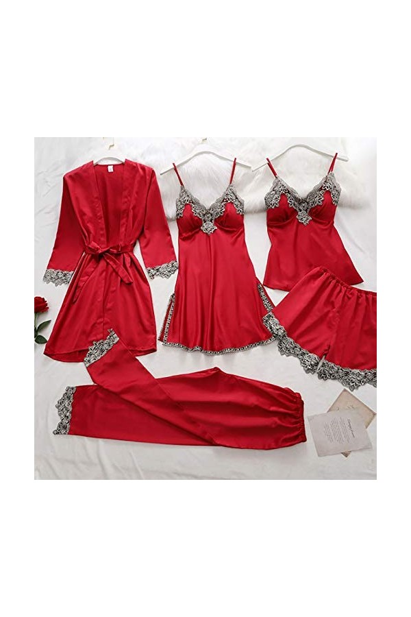 HUyydza Lingerie erothique Femme - Body Damen Sexy Dessous Spitze Sexy Combinaison Pyjama Jarretière Robe Nuisette Dentelle N