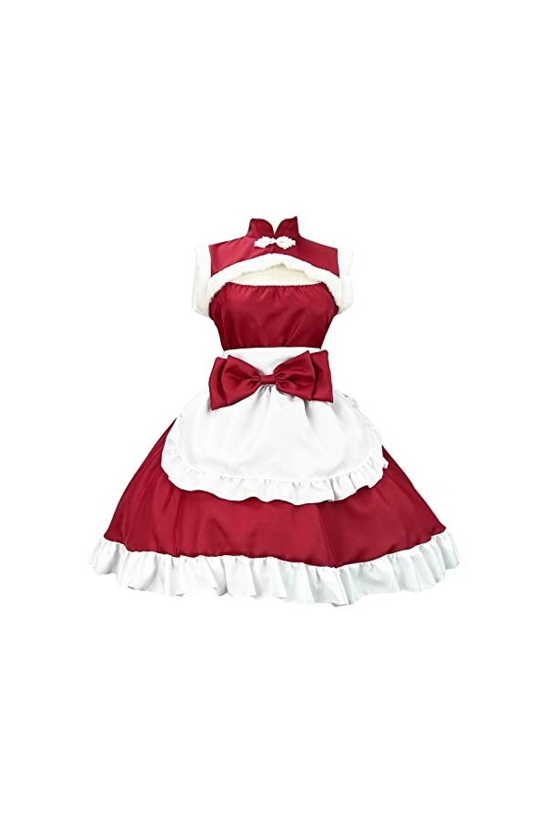 Noël Lapin Fille Douce Robe Mignon Mode Chaud Licou Princesse Robe Claus Santa Noël Cosplay Costume pour soirée discothèque s