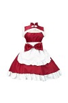 Noël Lapin Fille Douce Robe Mignon Mode Chaud Licou Princesse Robe Claus Santa Noël Cosplay Costume pour soirée discothèque s