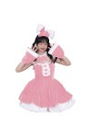 Noël Lapin Fille Douce Robe Mignon Mode Chaud Licou Princesse Robe Claus Santa Noël Cosplay Costume pour soirée discothèque s