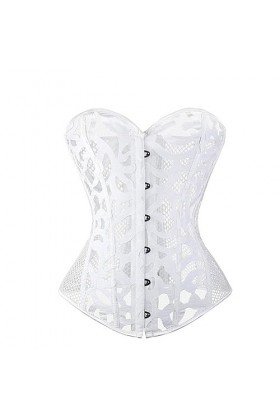 Rfmfkkg Corset sexy pour femme en maille respirante, Noir , XS