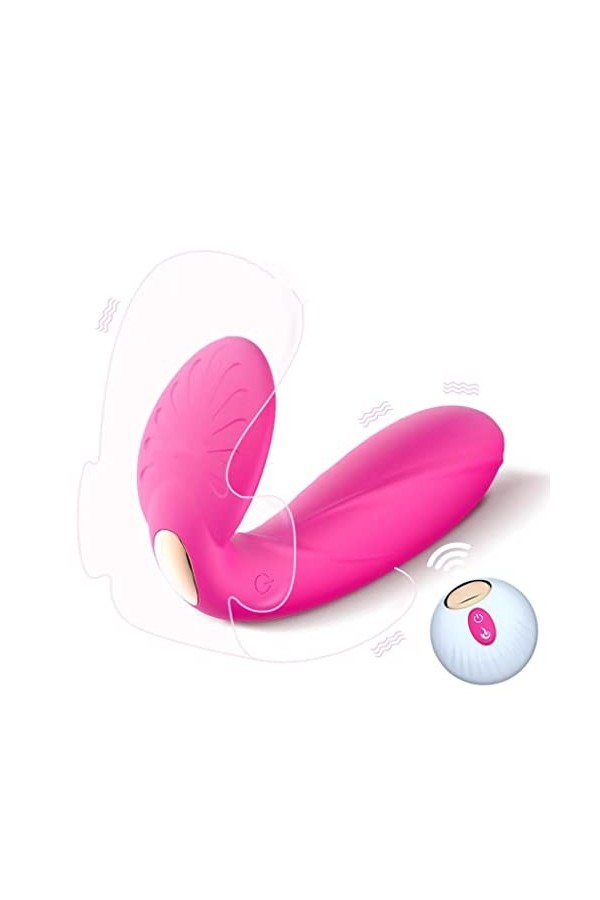 Vîbrômâssêur Fémmé telephone ôêüf Vîbrø Mini-????? culotte V?b???te V?b?? Femme Póîńt Ġ St?m?l?t??r Télécommande Sans Fil - V