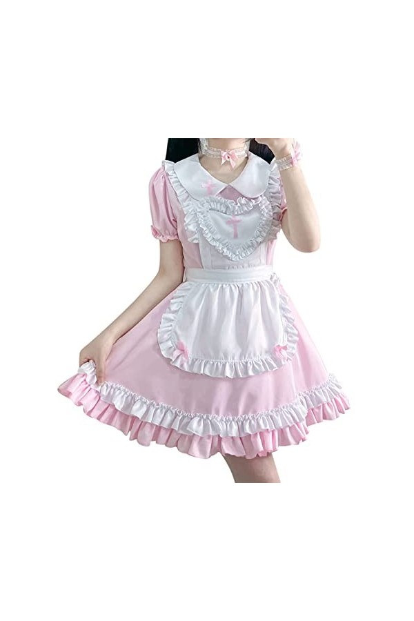 Déguisements & Cosplay Femme Tenue de mode pour femmes tenue mignonne robe de déguisement de Cosplay robe à manches courtes b