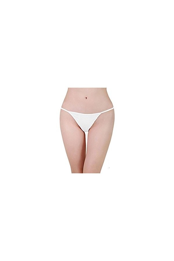 Simply Gorgeous 3er-Pack Sexy Ladies G-String Tangas - Schwarz, weiß & Bleu - Einheitsgröße