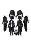 TIIFFY Anime to-kyo re-vengers s-ano ma-njiro Cosplay Costume noir uniforme Costume adulte Halloween fête tenues déguisement 