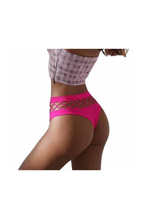 Culotte 3Pcs Sexy G-String Strings Cotton Femmes Culotte Creux De Taille Plus Taille S-XXL sous-Vêtements pour Femmes sous-Pa