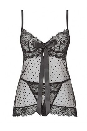 Ann Summers Bon Bon Bon Nuisette sexy Noir, Noir , S