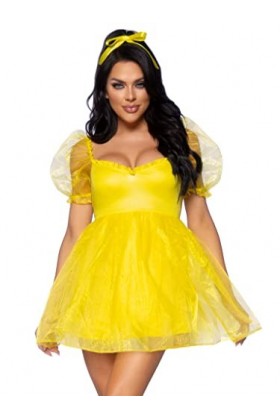 Leg Avenue Womens 87105 17602 Casual Dress, Yellow, M