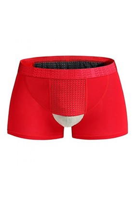 FJL Hommes sous-Vêtements Élargissement Slip Santé Prostate Culotte de Thérapie Magnétique Tissu Modal Caleçons Respirant Co