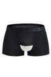 FJL Hommes sous-Vêtements Élargissement Slip Santé Prostate Culotte de Thérapie Magnétique Tissu Modal Caleçons Respirant Co